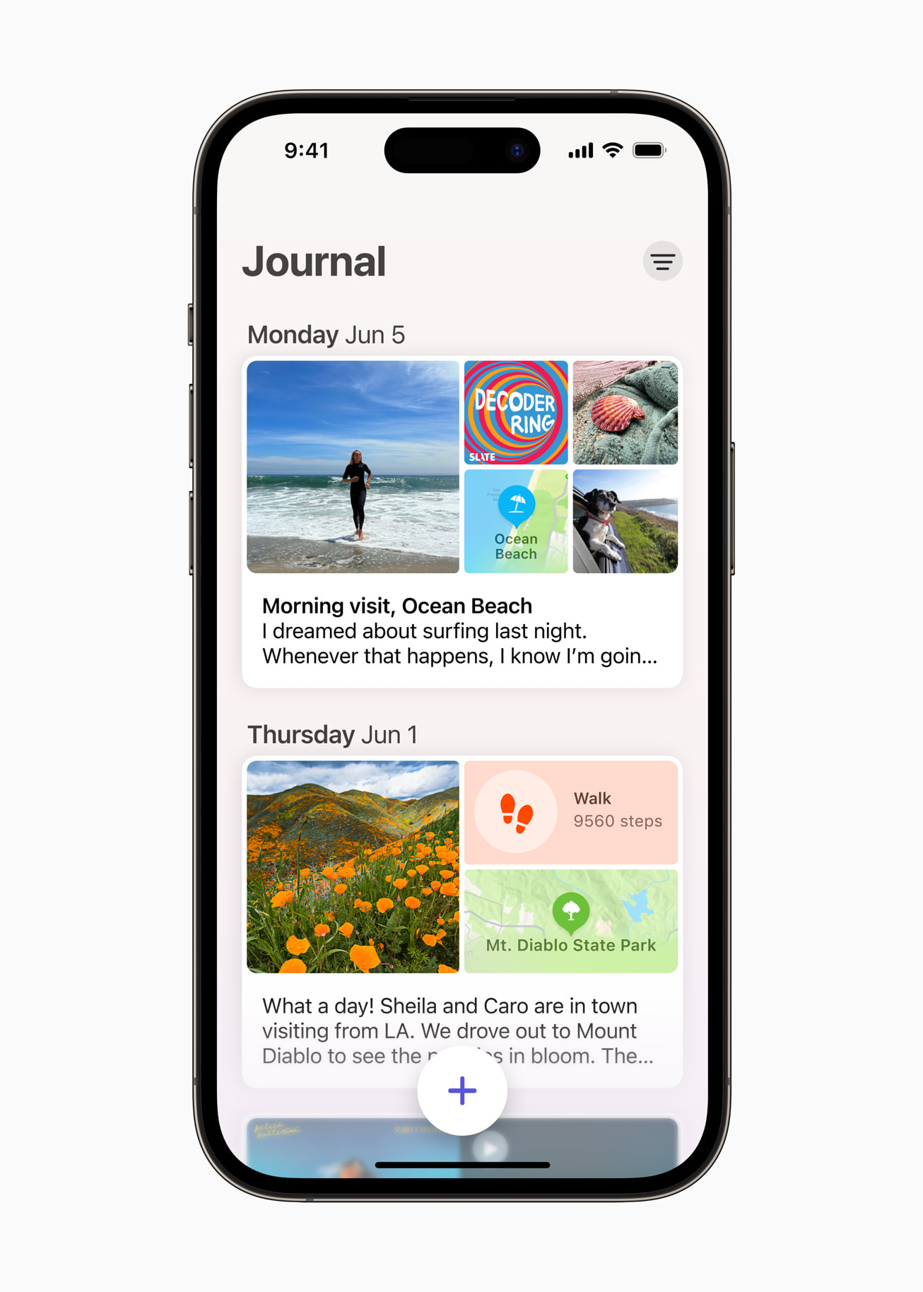Journal - це інноваційна програма, яка пропонує користувачам iPhone новий спосіб роздумувати
